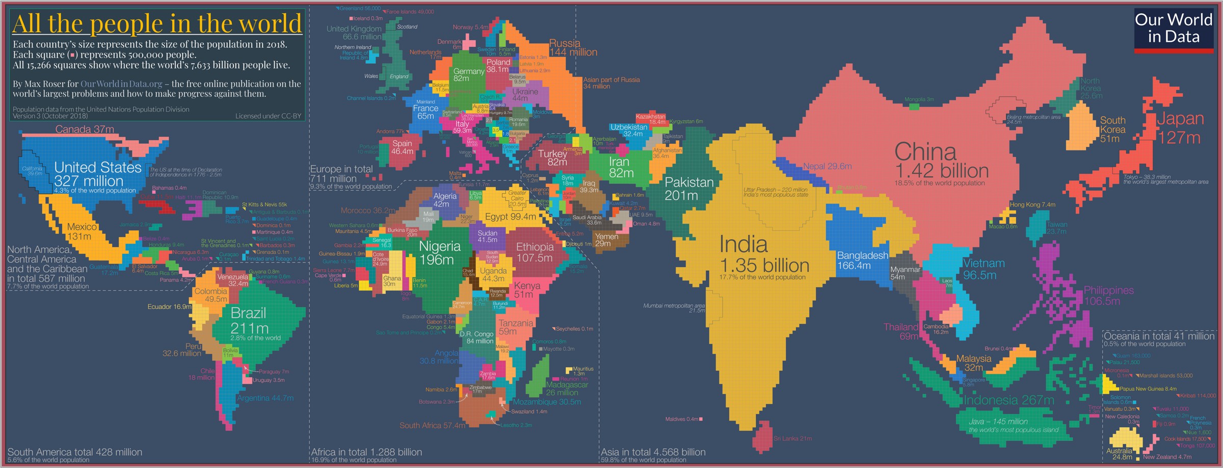 World population map
